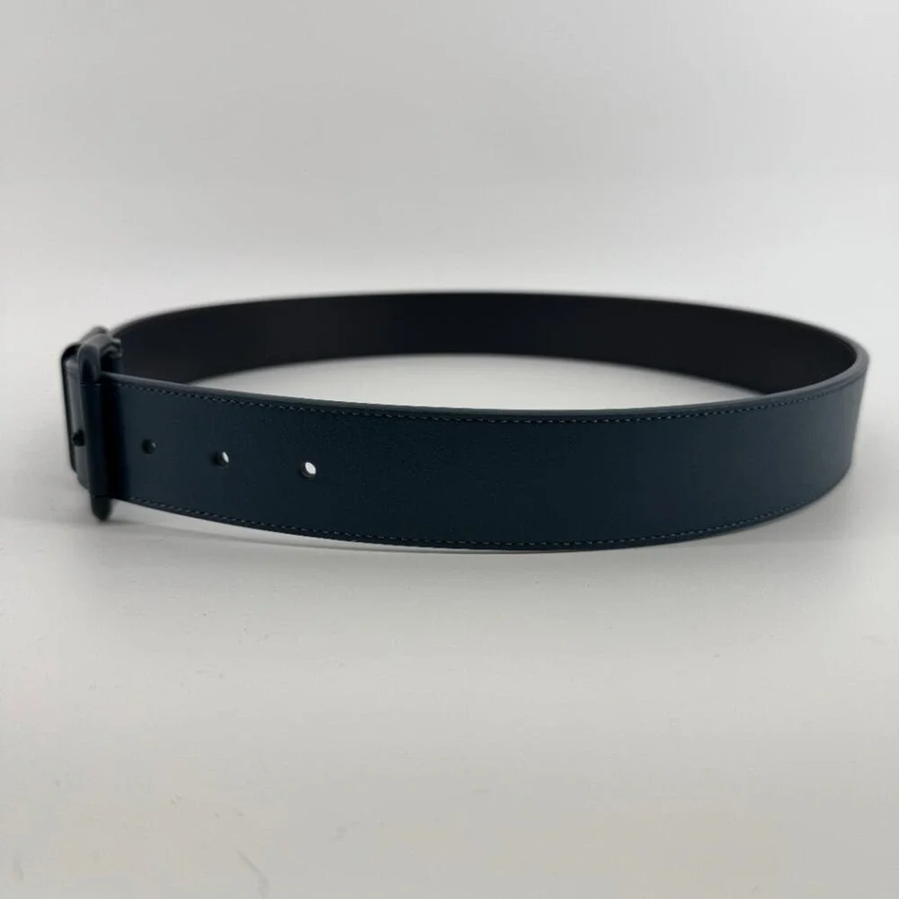 Coach Blue Mens Harness Buckle Cut To Size Reversible Belt, 40 Mm - Picture 3 of 11